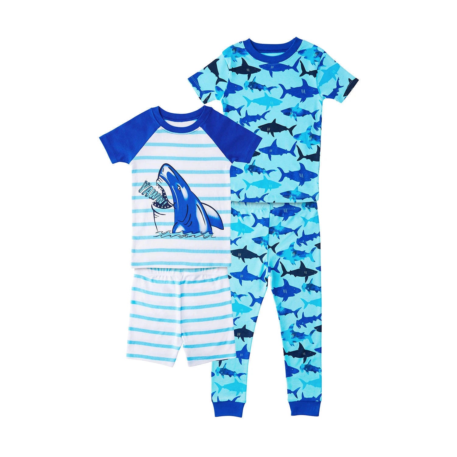 Member's Mark Boy's 4-Piece Mix-N-Match Favorite Pajama Sets