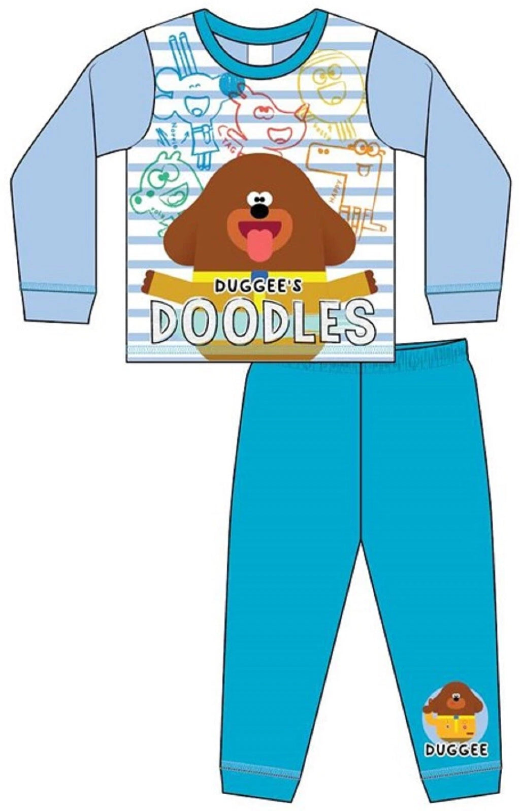 Boy's HEY DUGGEE Pyjamas / PJs in a Choice of 6 Styles  Sizes 18 months-5 years