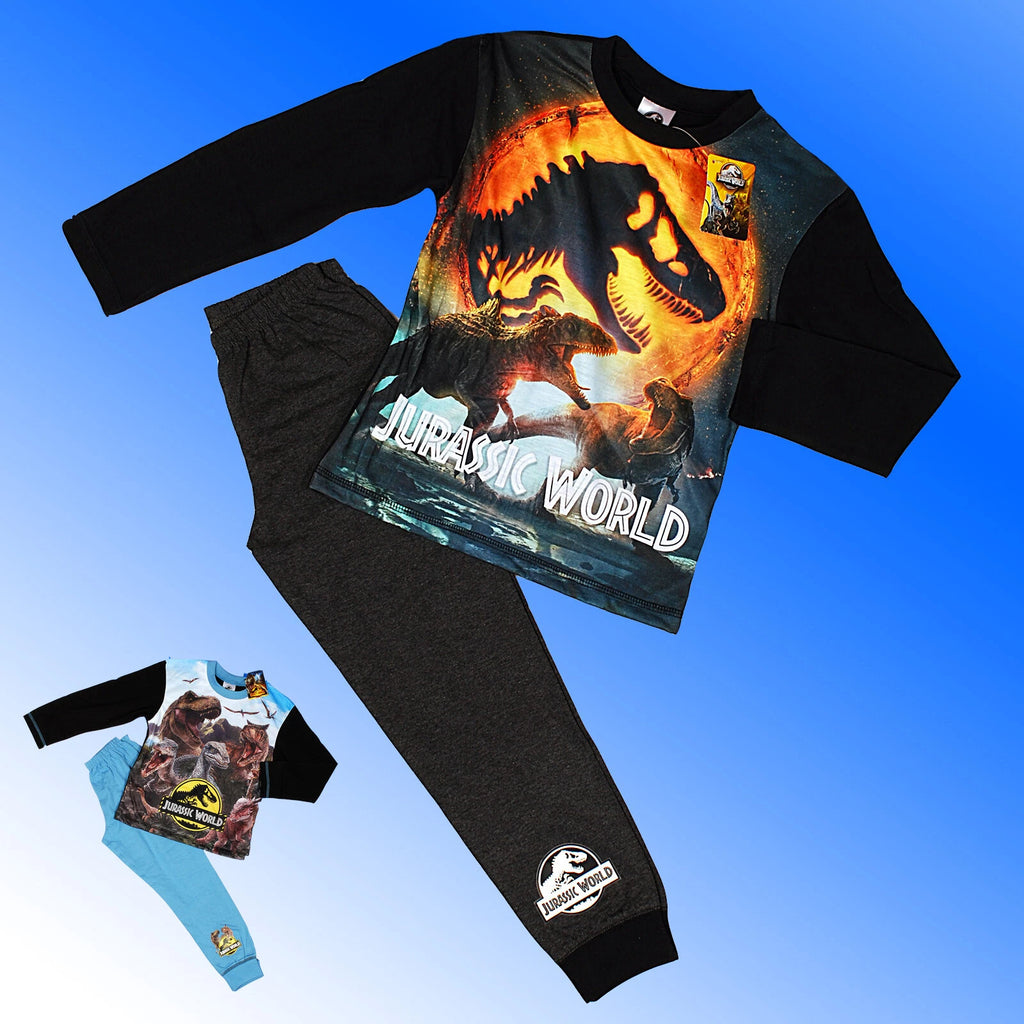 Boys Jurassic World Dinosaur Pyjamas 4-10 Years