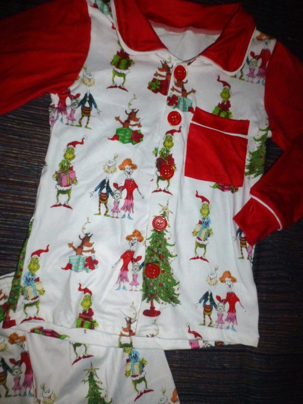 NEW Boutique Grinch Stole Christmas Girls Boys Pajamas