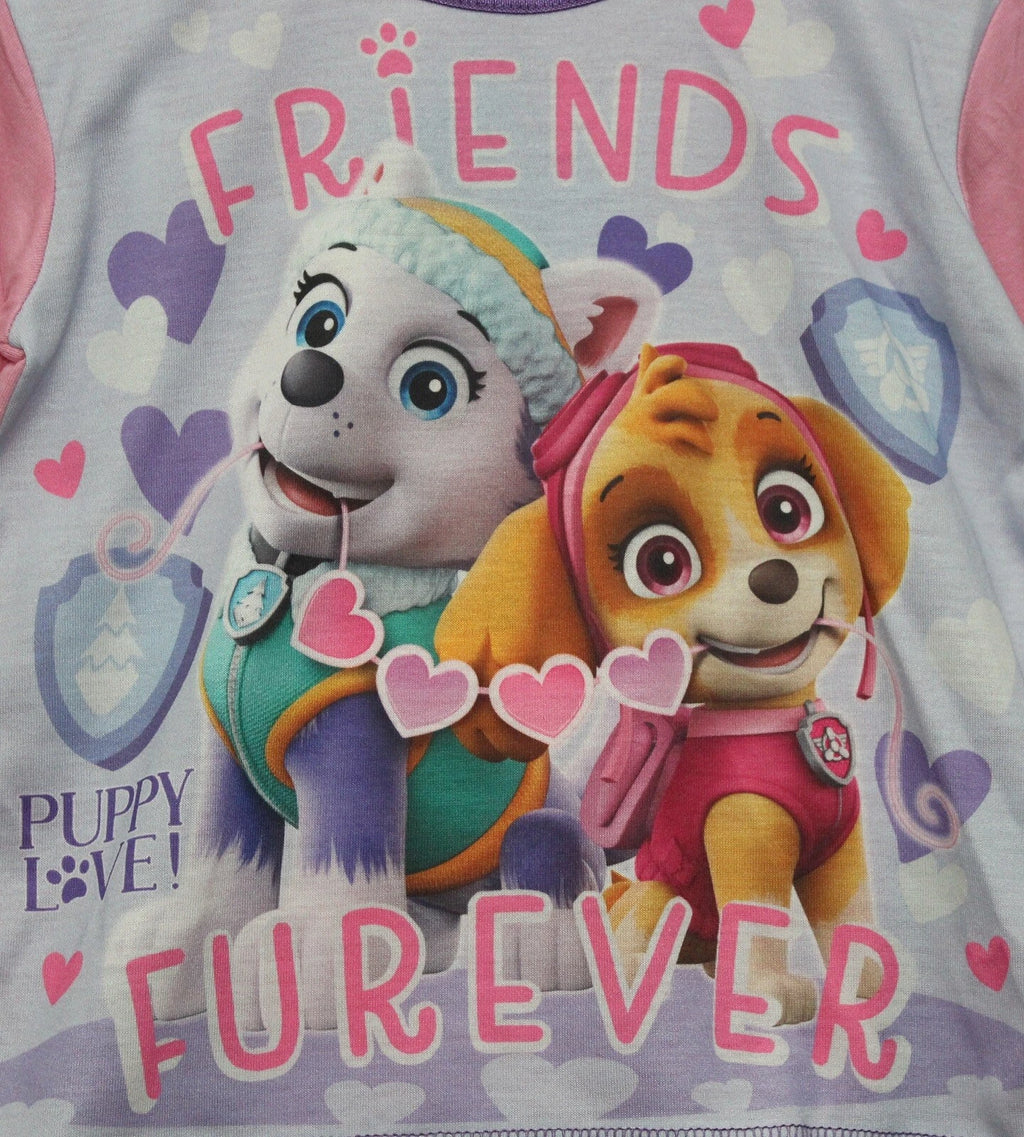 Girls PAW PATROL Pyjamas /Pink SKYE & EVEREST PJs Sizes 18 Months-5 Years