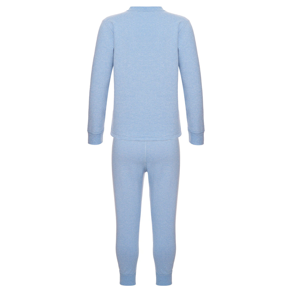 Kids Boys Girls Underwear T-shirt Pajama Set With Pants Nightwear Winter Tops