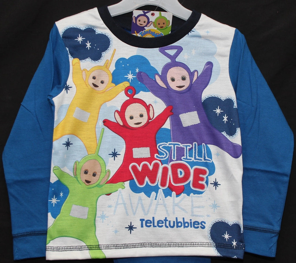 TELETUBBIES Boy's Pyjamas/Blue PJs in a Choice of Styles Sizes 12 months-4 years