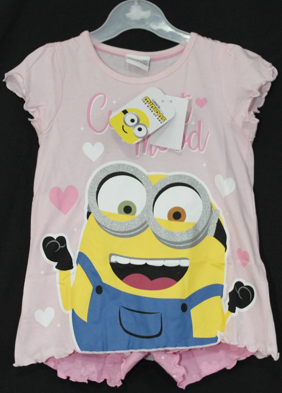 MINIONS Girl's Short Pyjamas/ DESPICABLE ME Shorty PJs in Sizes 2-10 years