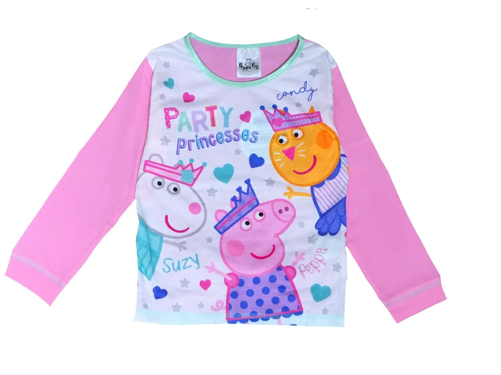 Girls Peppa Pig Toddler / Younger Pyjama Set Pink Size 18m- 5 Years Long Sleeved