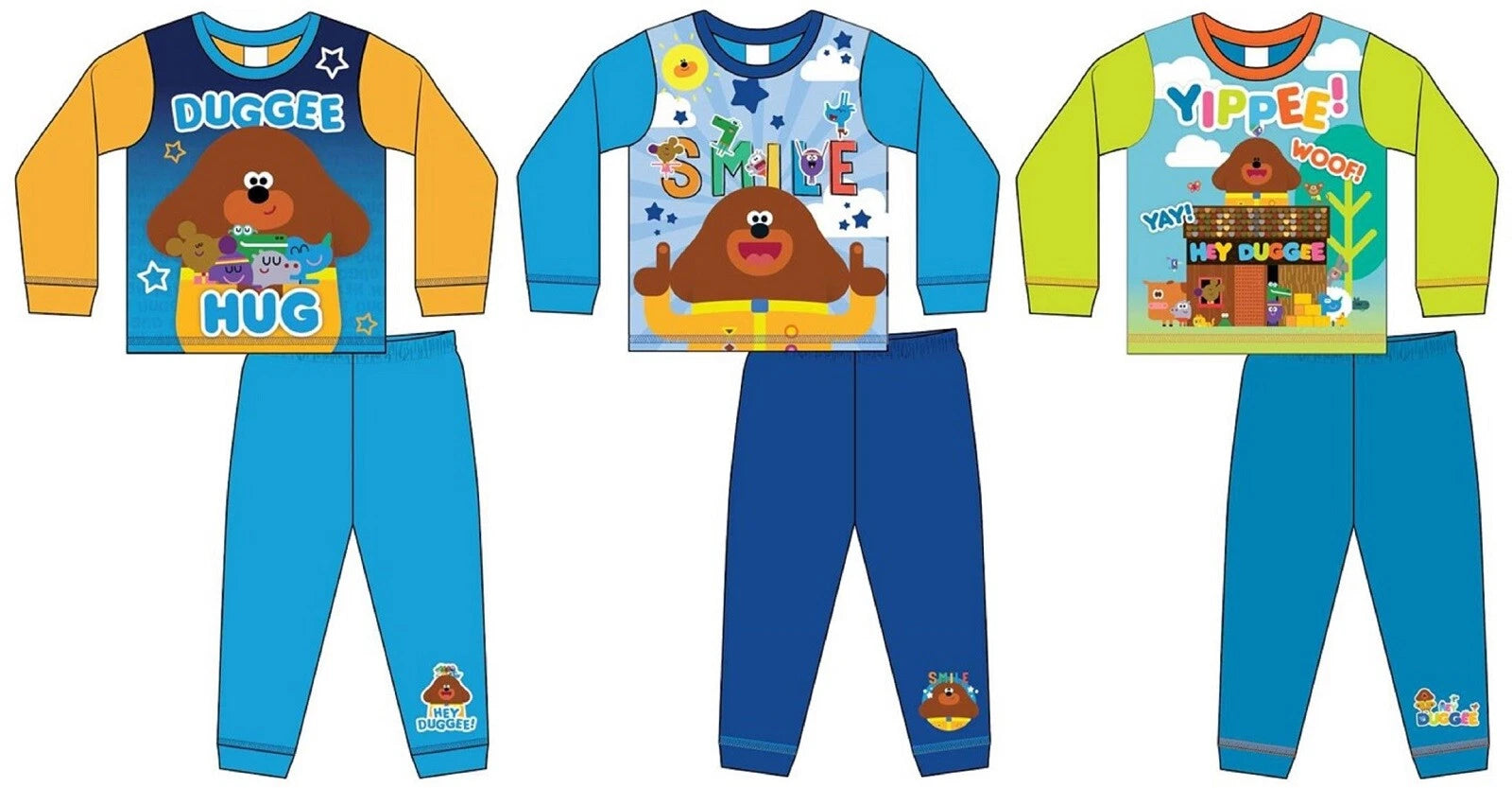 Boy's HEY DUGGEE Pyjamas / PJs in a Choice of 6 Styles  Sizes 18 months-5 years