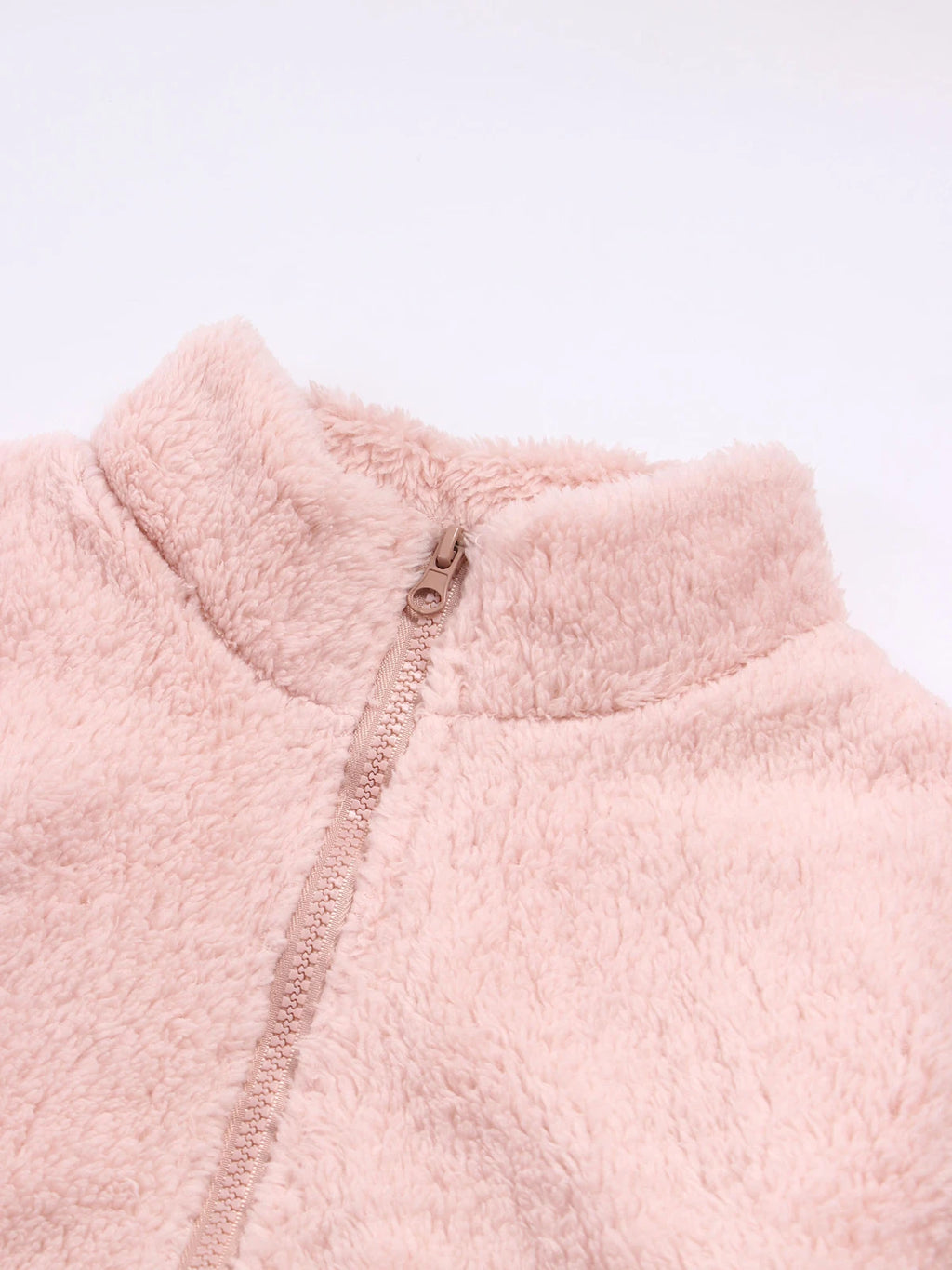 Unisex Kids Outfit Warm Pajama Zipper Set Soft Nightwear Stand Collar Casuai