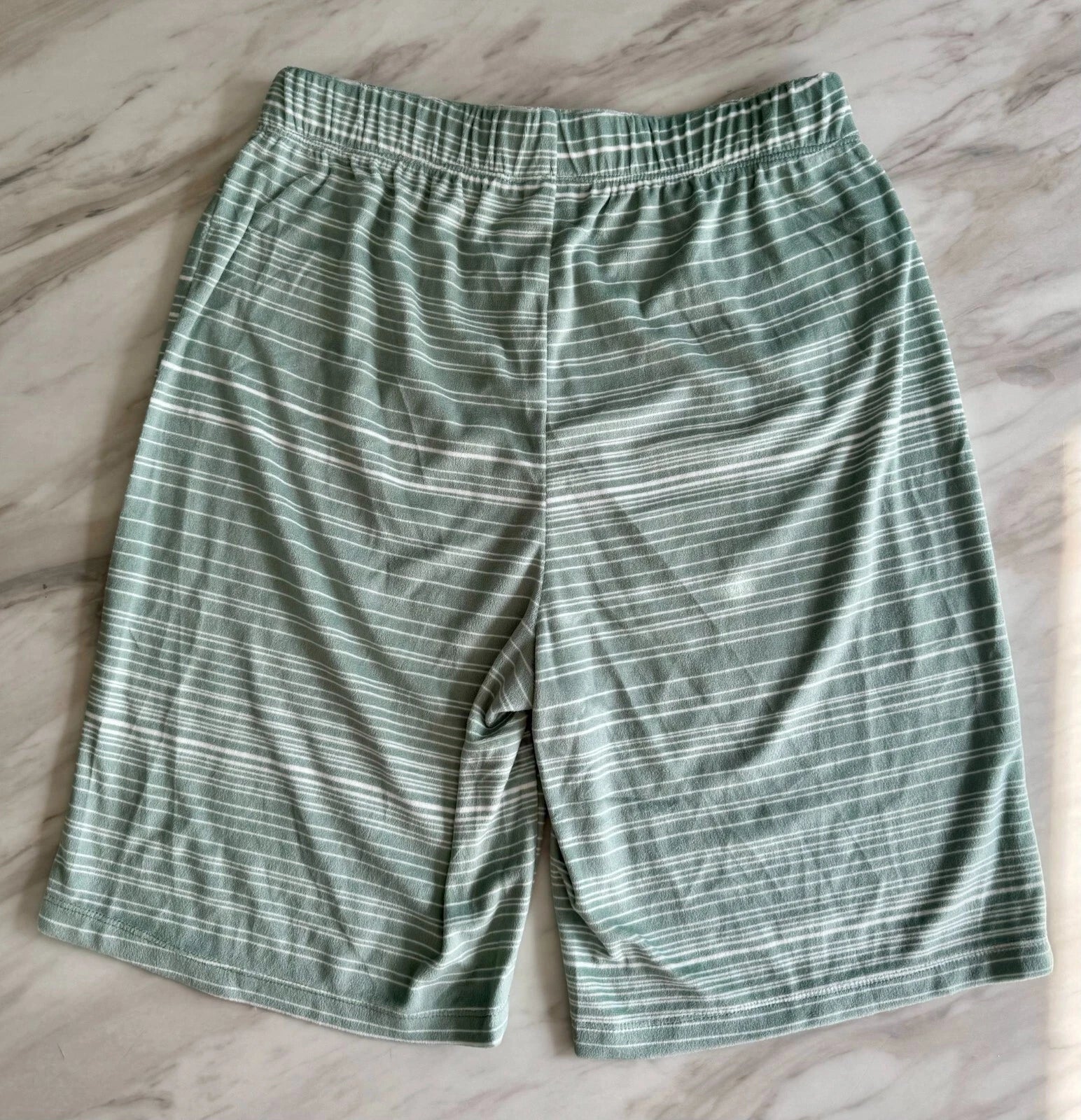 Ck Calvin Klein-Boys Short Sleeve Button-down Shirt and Shorts Pajama Set 3 NEW