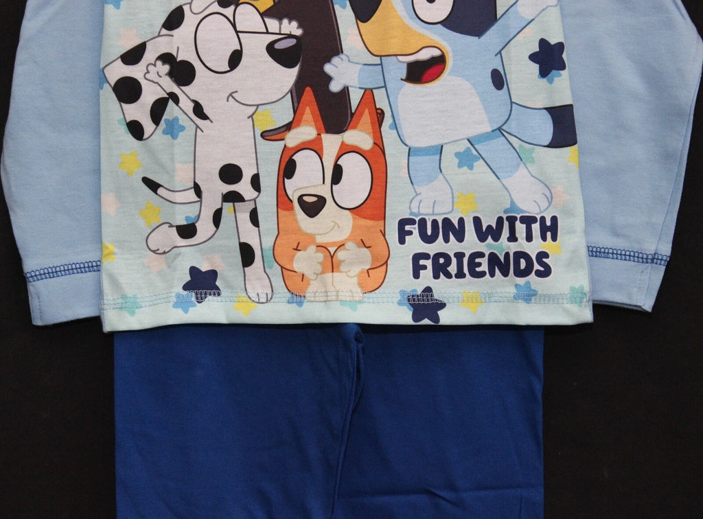 BLUEY Boy's Pyjamas /BLUEY & BINGO Long-Sleeved PJs Sizes 18 months-5 years