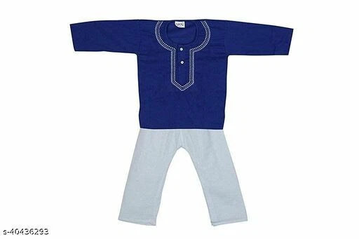 Traditional Latest Kids Boys Cotton Kurta and Pyjama Set Freeshipping World Wide