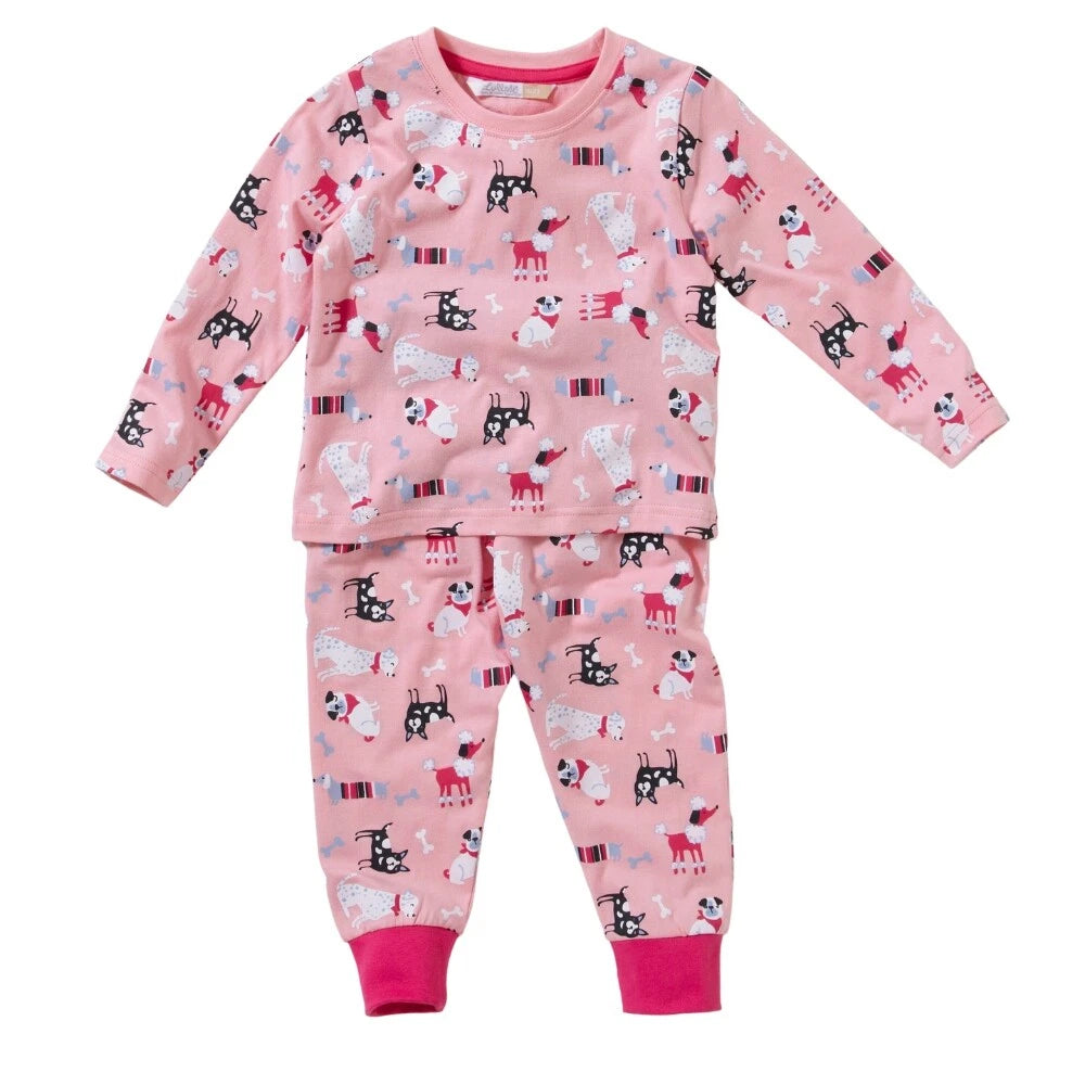 Toddler Girls Long Pyjamas Elephant Kitten Bunny Rabbit Dog Dream Snuggle 6-23 m