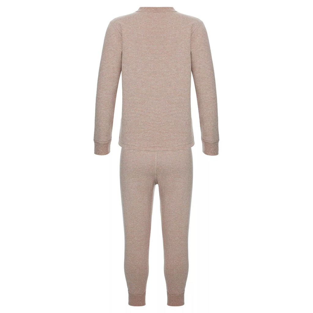 Kids Boys Girls Underwear T-shirt Pajama Set With Pants Nightwear Winter Tops