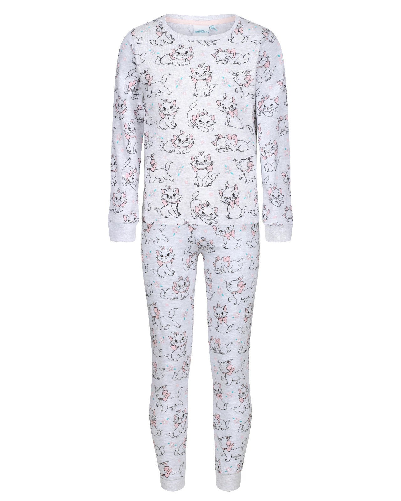 GIRLS CHARACTER PYJAMAS EX UK STORE NIGHT WEAR CUFFED HEMS PJ SET 2-8Y BRAND NEW