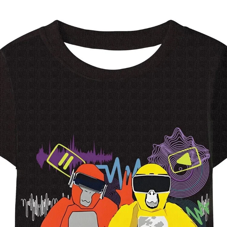 Gorilla monkey T Shirt Kids Monke Short Sleeve T-shirt Shorts Summer Pajama sets