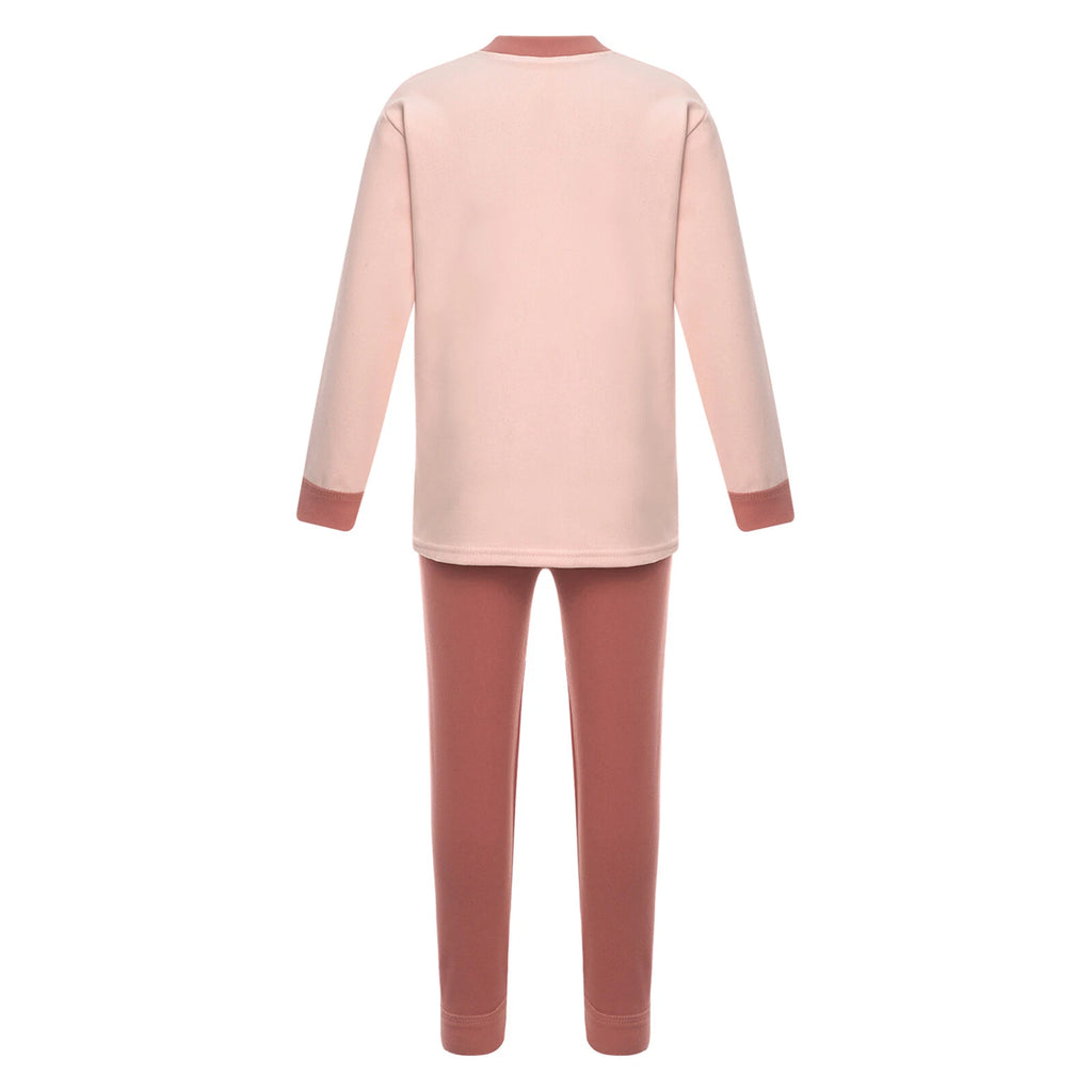 Kids Loungewear Crewneck Sleepwear Tops Pajama Set Casual Underwear T-shirt