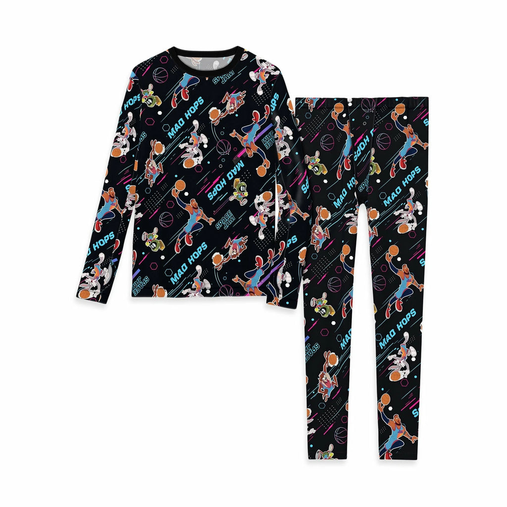 ClimateRight Boy's Poly Spandex Pick Theme 2pc Top & Pants Thermal Underwear Set