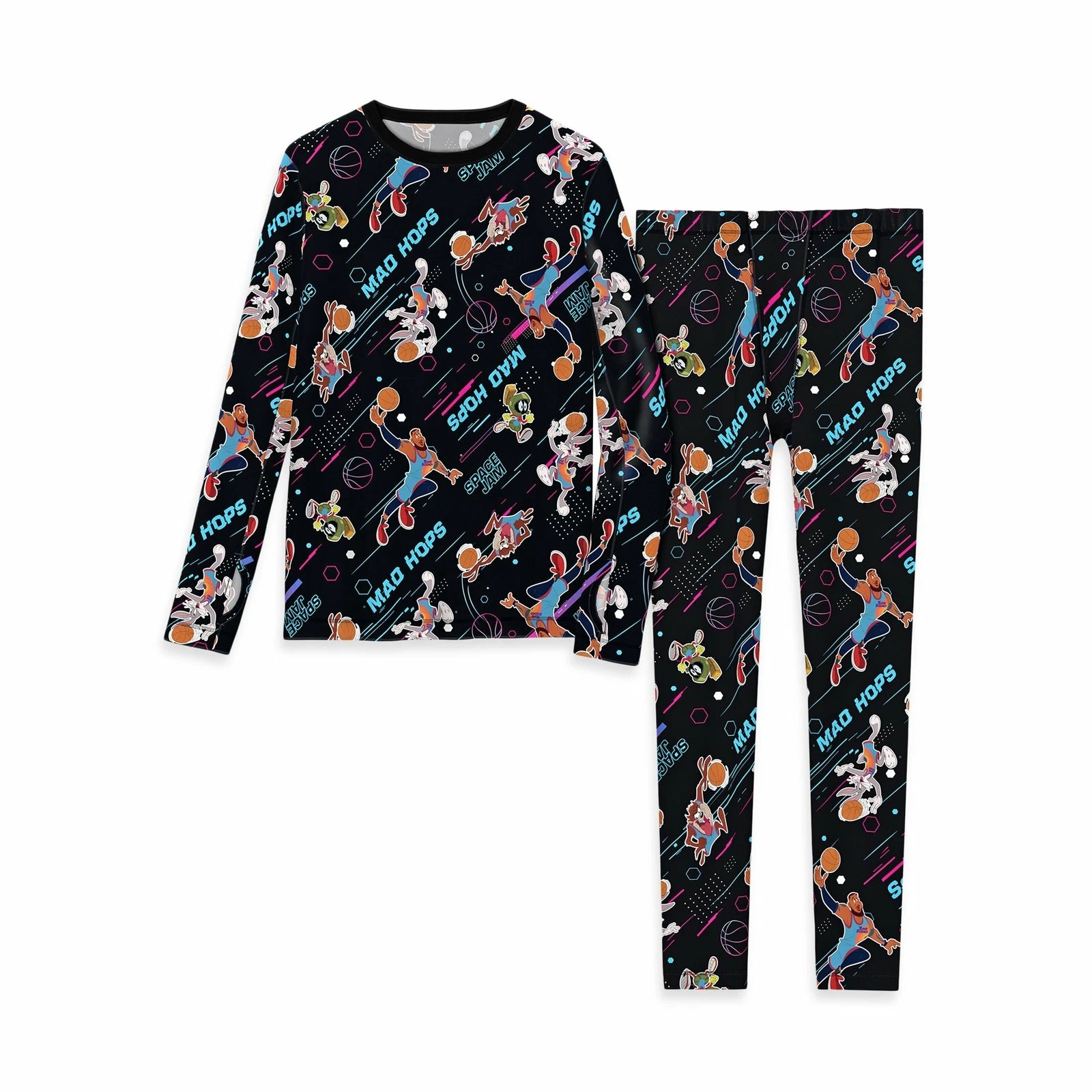 ClimateRight Boy's Poly Spandex Pick Theme 2pc Top & Pants Thermal Underwear Set