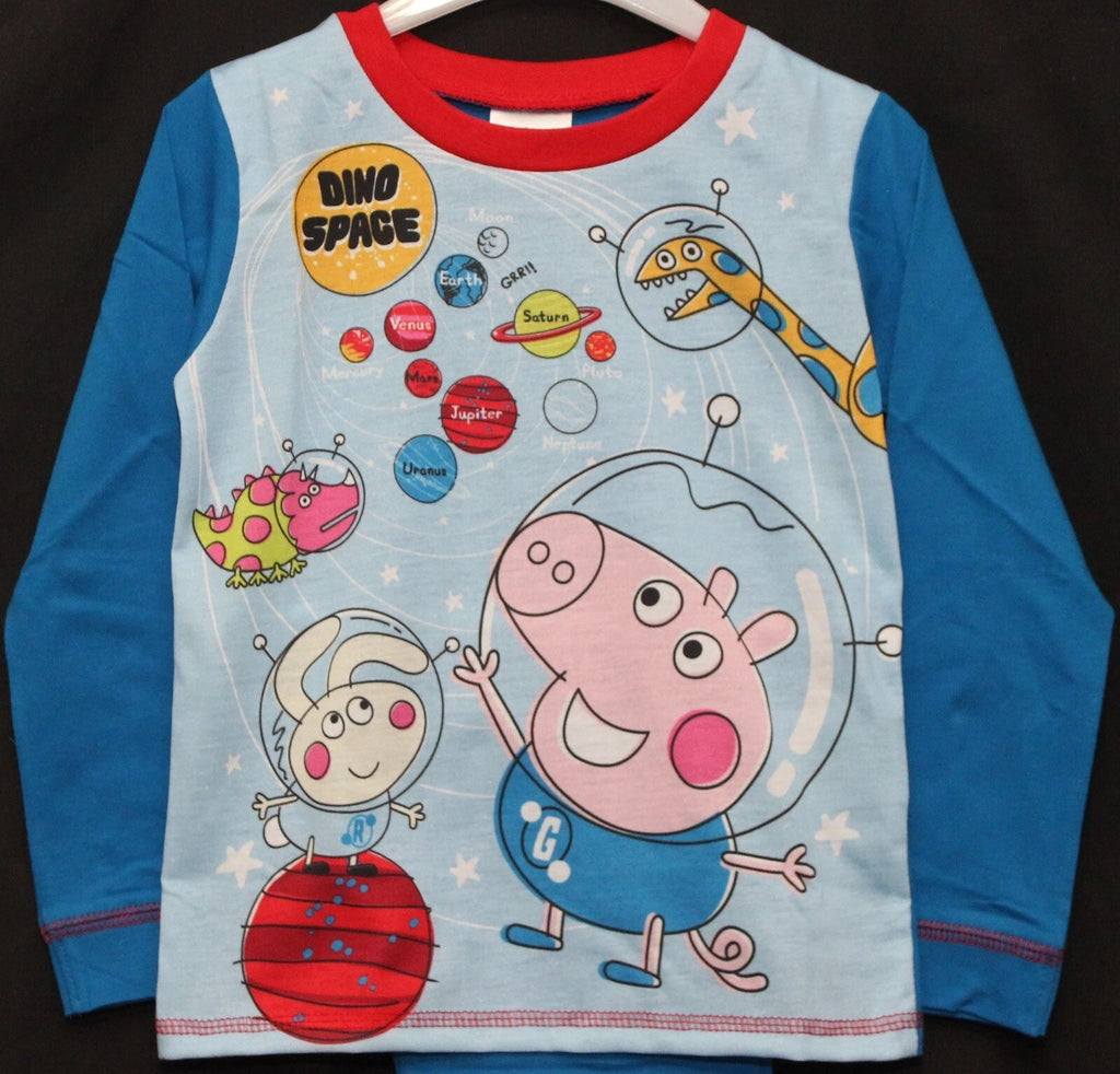 GEORGE PIG Boy's Pyjamas /PEPPA PIG Long-Sleeved PJs Sizes 18 months-5 years