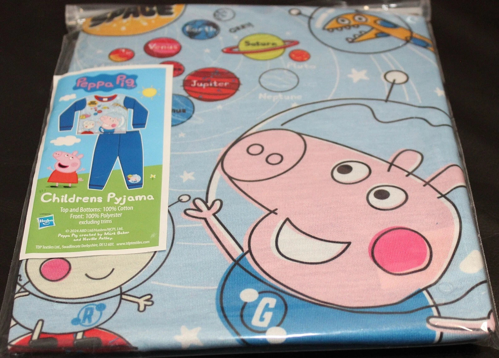 GEORGE PIG Boy's Pyjamas /PEPPA PIG Long-Sleeved PJs Sizes 18 months-5 years