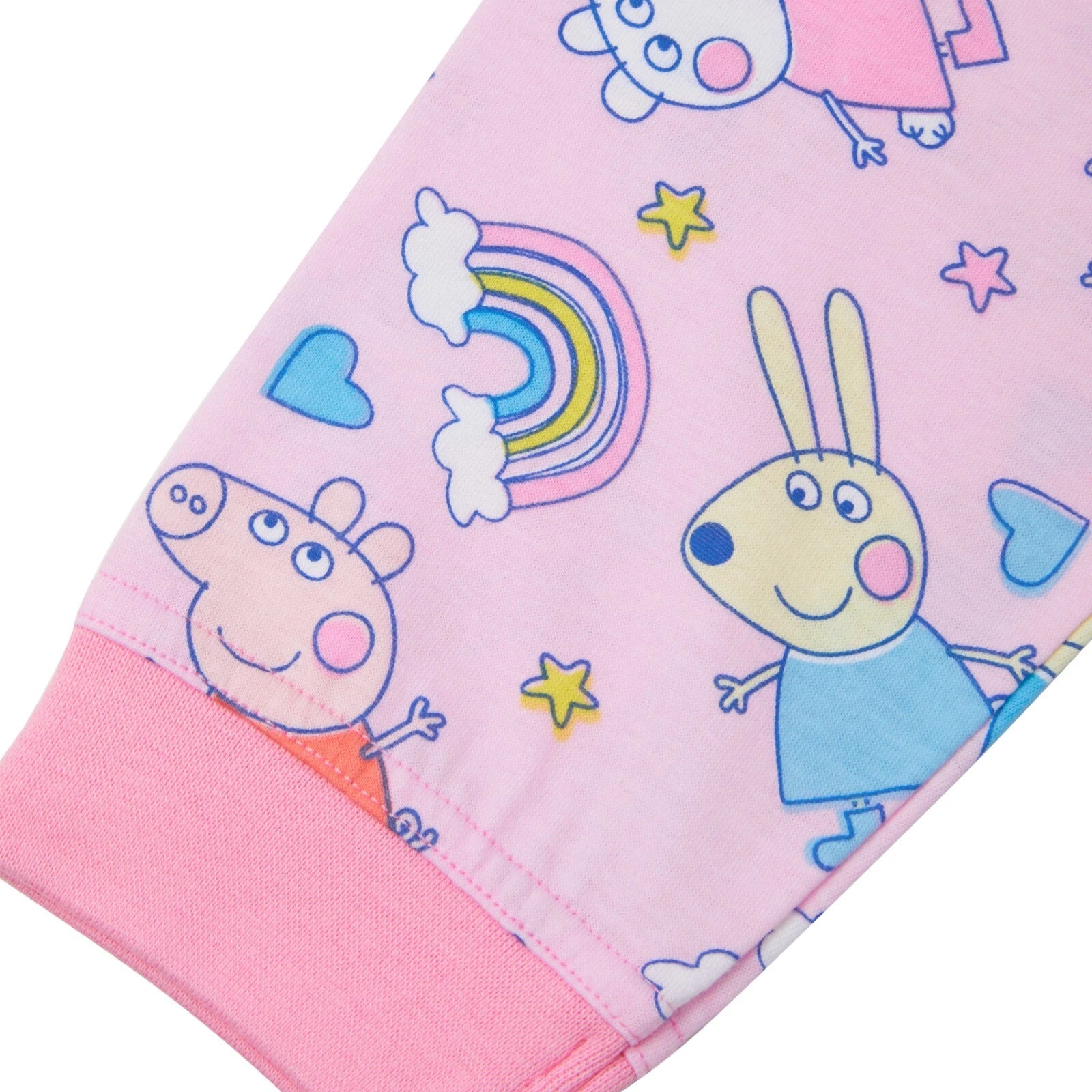 Girls Peppa Pig Toddler / Younger Pyjama Set Pink Size 18m- 5 Years Long Sleeved