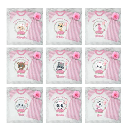 Personalised Girls when i wake up i will be 1...2...3.... Pyjamas Very Cute