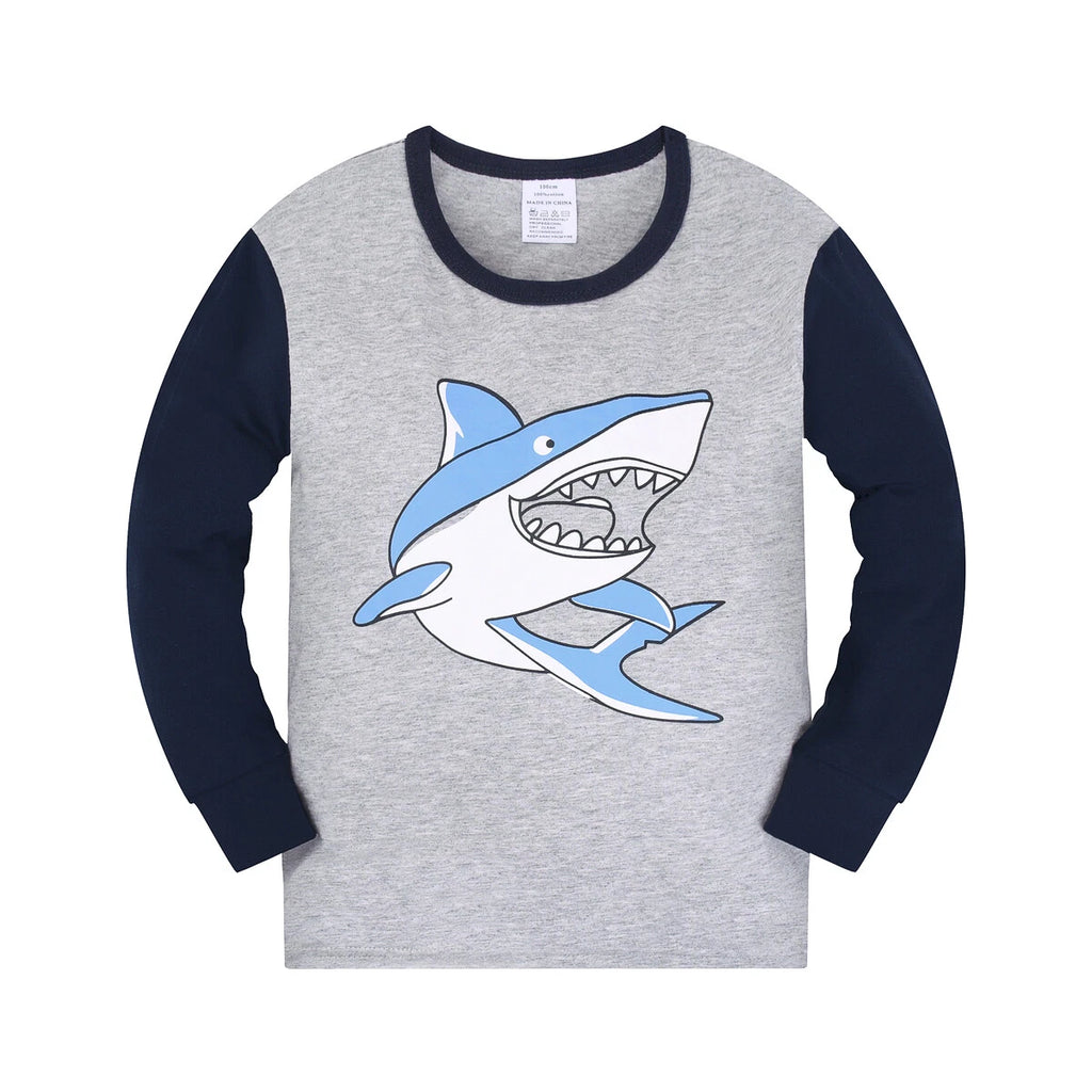 Kids Boys Pyjama Pyjamas Set PJs Sleepwear Nightwear Size 3 4 5 6 7 8 yrs