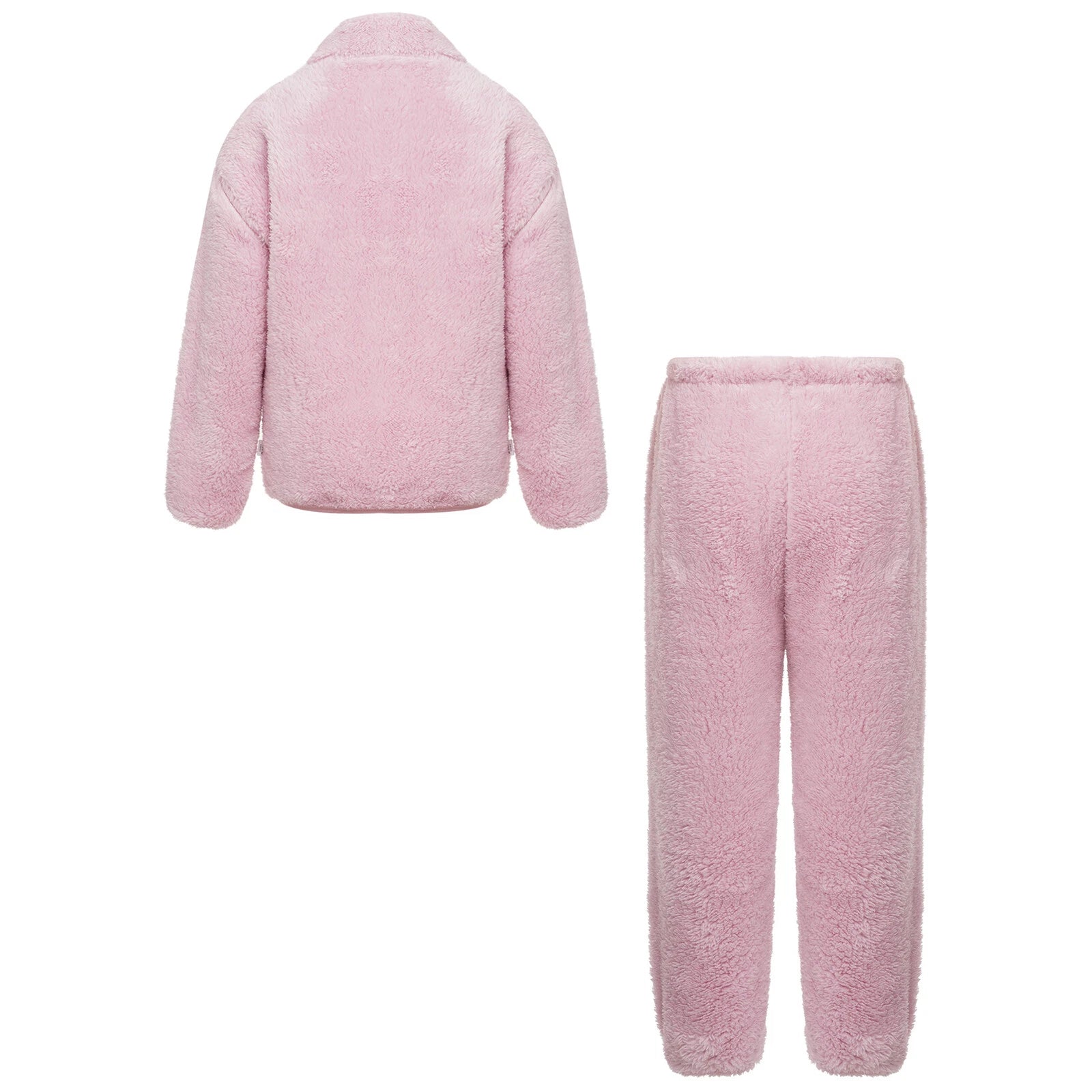 Unisex Kids Sleepwear Long Sleeve Outfits Girls Set Flannel Elastic Waistband