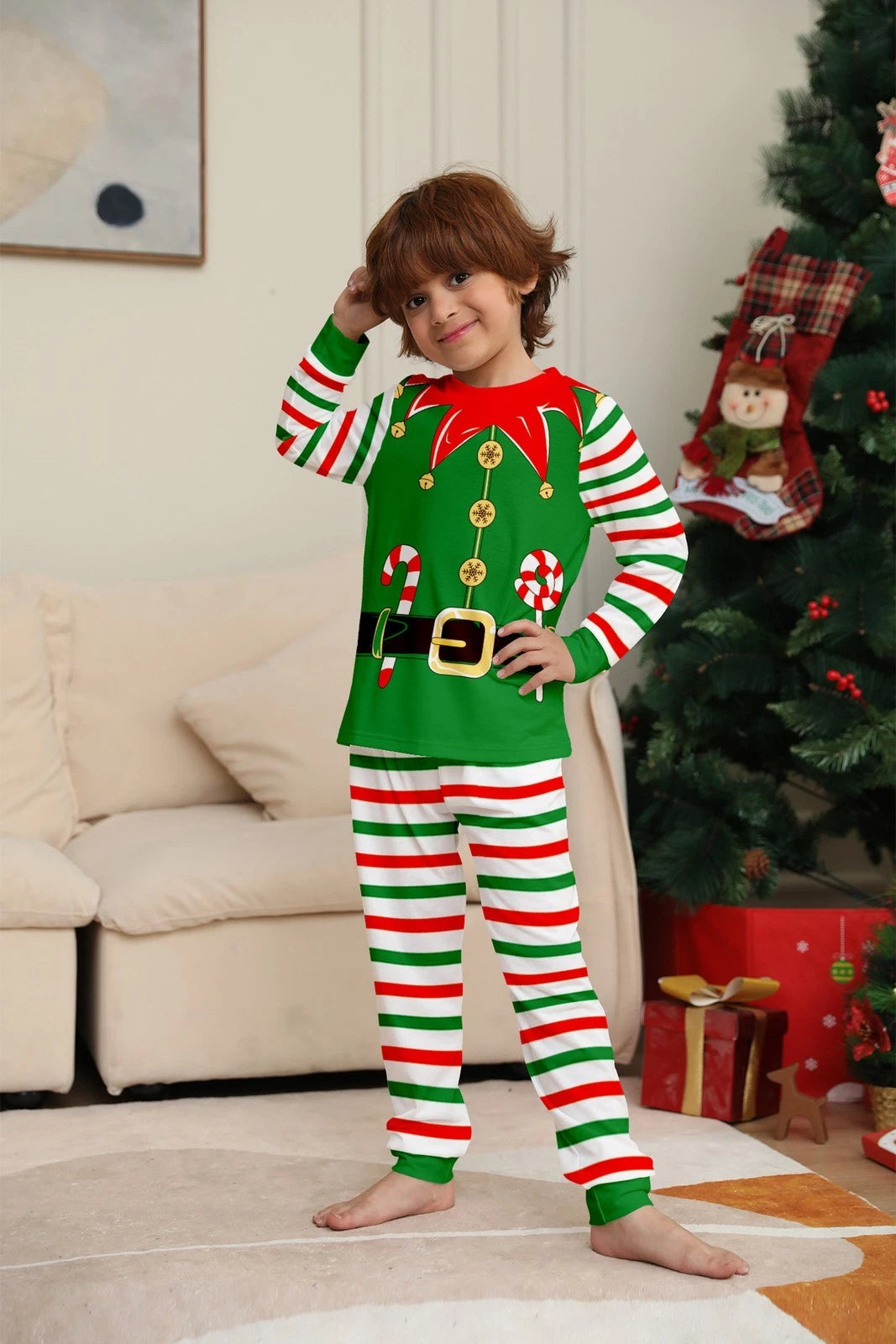 Kids Adults Christmas Family Matching Pyjamas Snowman Pajamas Nightwear PJs Sets