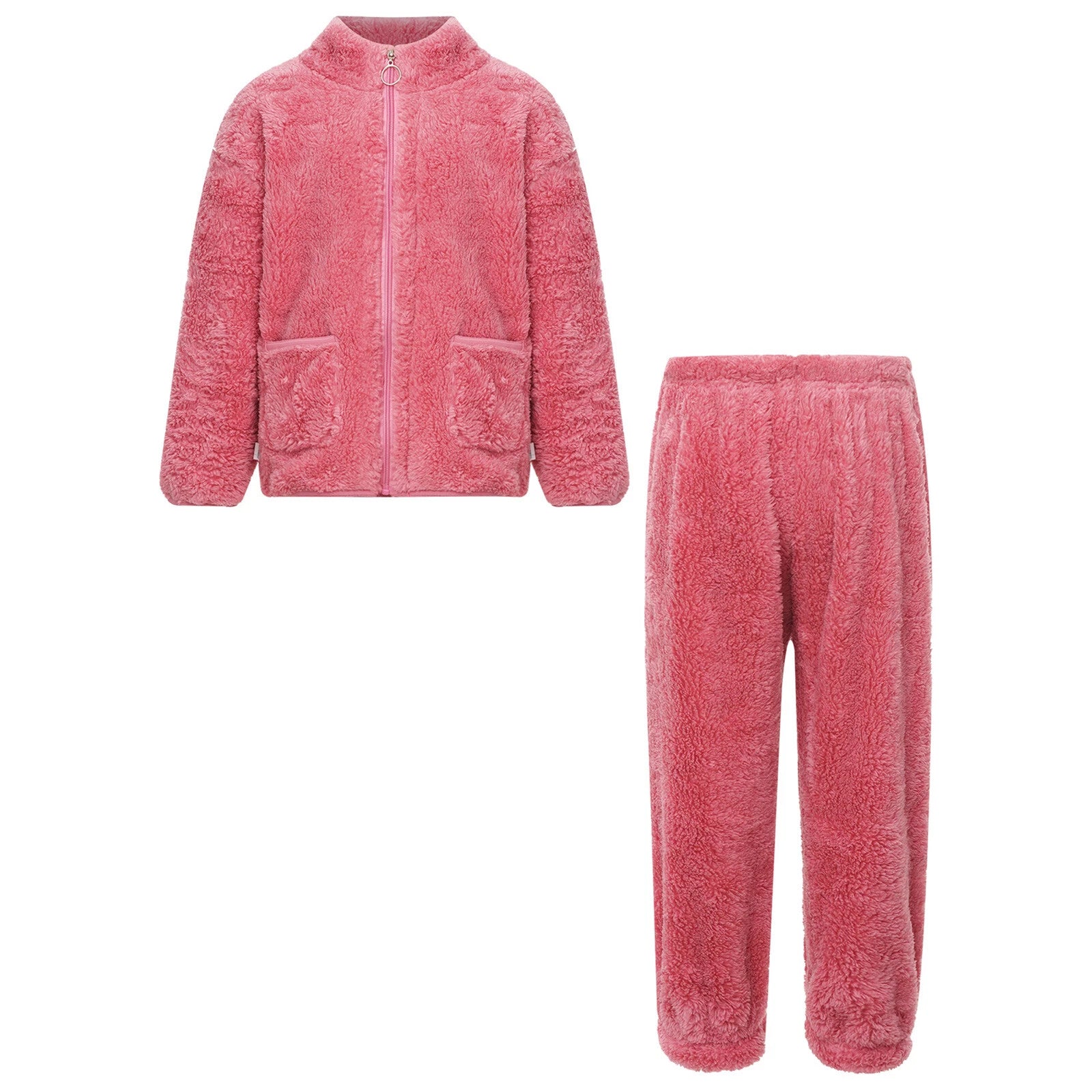 Unisex Kids Outfits Warm Set Girls Sleepwear Training Homewear Tops Pajamas