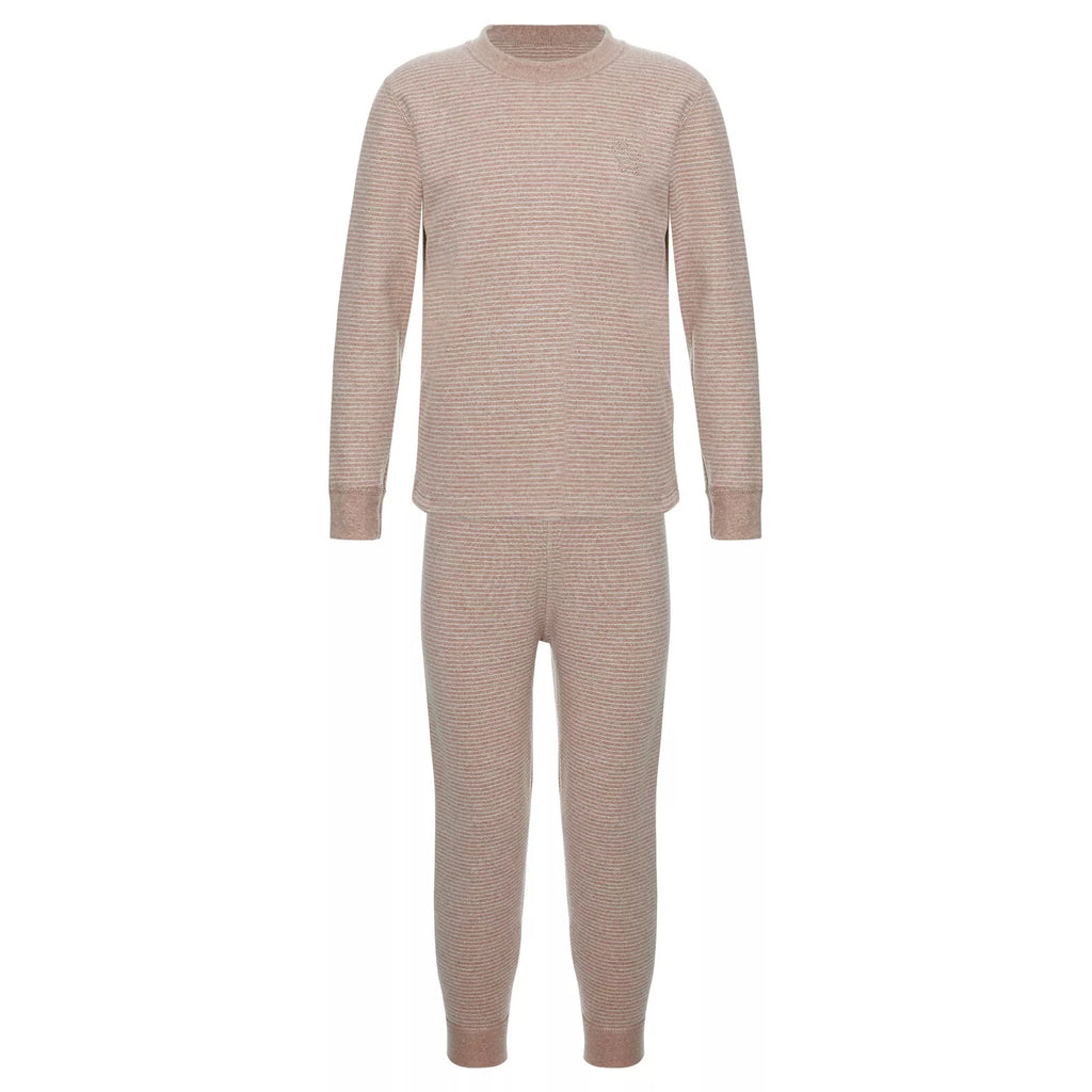 Kids Boys Girls Underwear T-shirt Pajama Set With Pants Nightwear Winter Tops