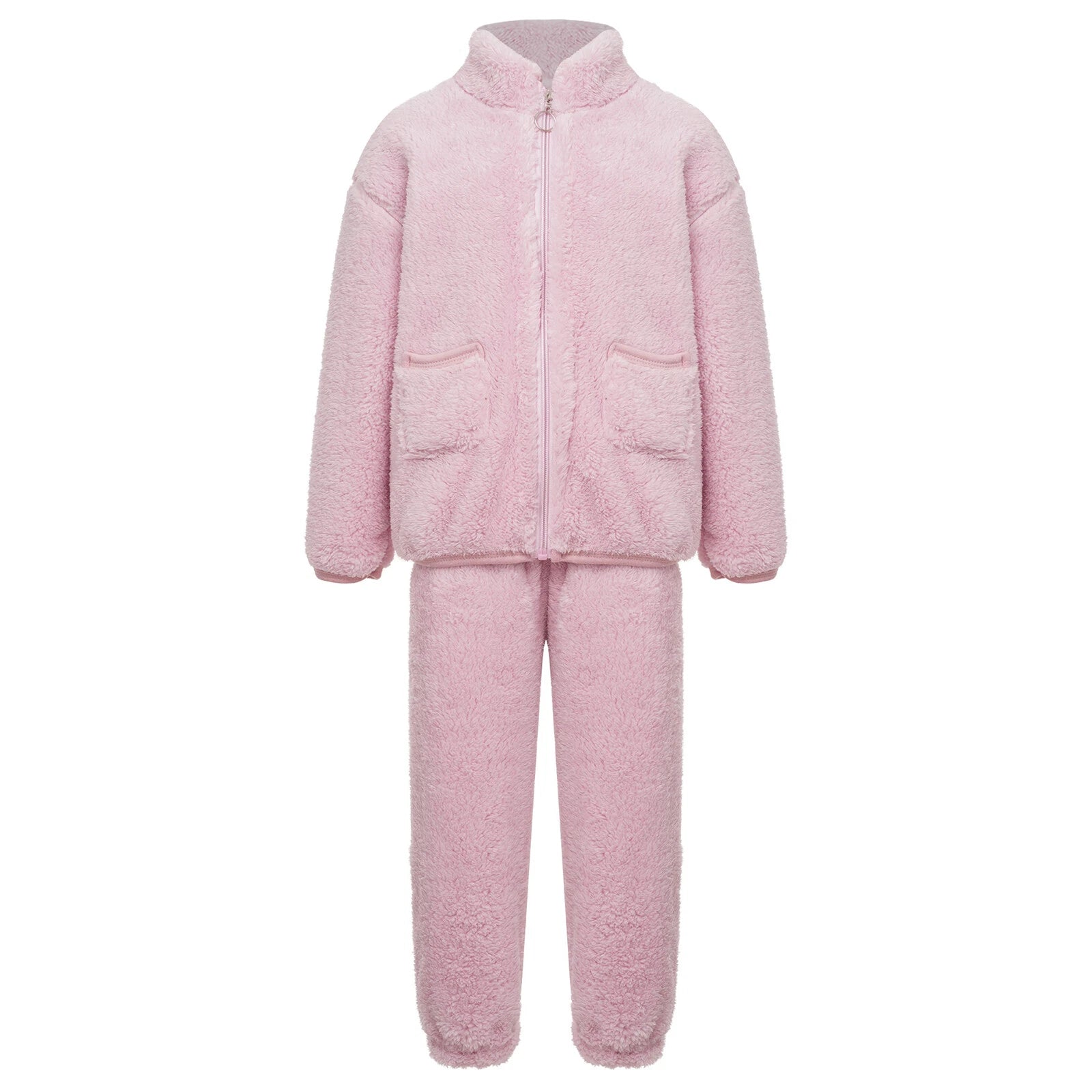 Unisex Kids Sleepwear Tops Outfits Training Set Long Sleeve Elastic Waistband