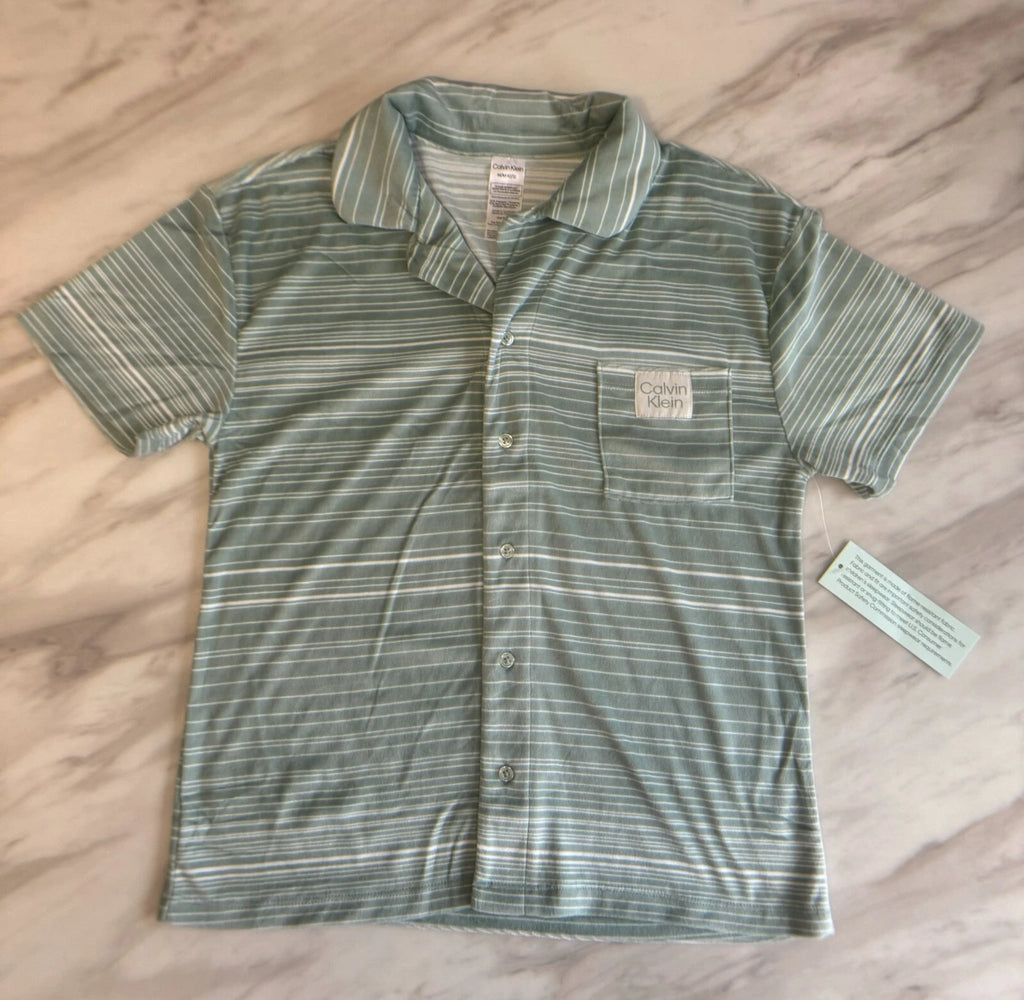 Calvin Klein Ck Youth 3 Piece Sleepwear Pajama SET Blue Green Pink BOY GIRLS NEW