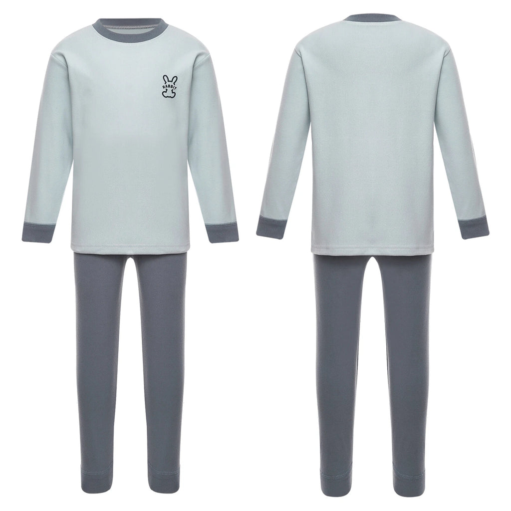 Kids Sleepwear Trousers Pajama Set Tops Loungewear Clothes Underwear Casua