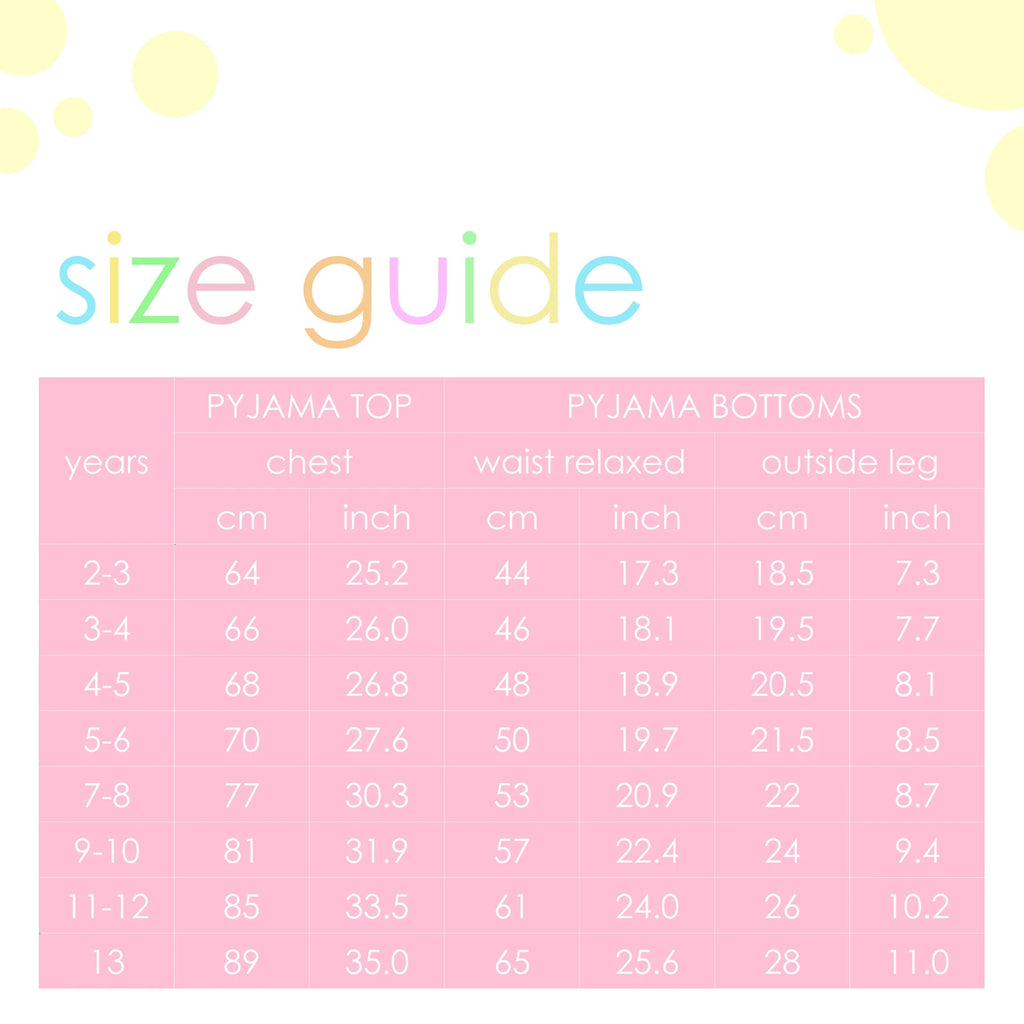 Girls Short Pyjamas Kids Jersey Summer Short Sleeved Pyjama Set Nightwear PJs UK