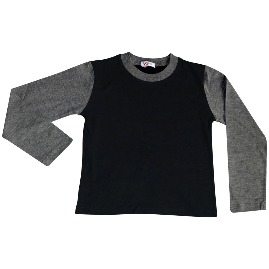 Kids Boys Girls Contrast Color Pjs Plain Stylish Pyjamas Set New Age 2-13 Years