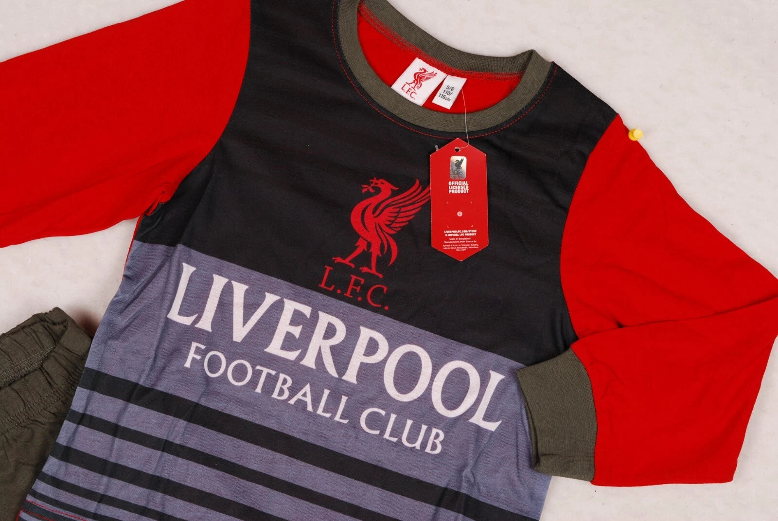 Boys Liverpool Pyjamas  LFC  Age 3 4 5 6 7 8 9 10 11 12 13 Years