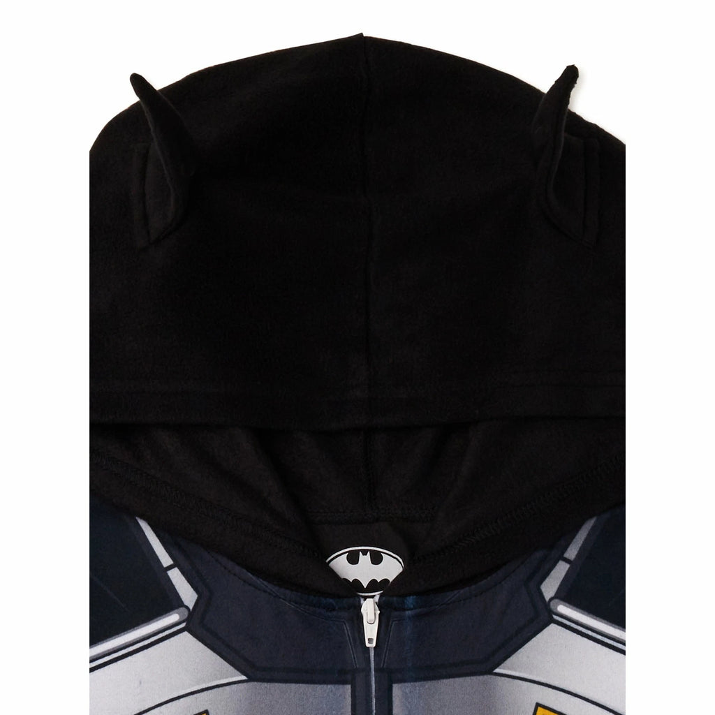 Licensed Boy's One-Piece Full-Zip Hooded Blanket Pajama Sleepwear Sleeper: 4-16