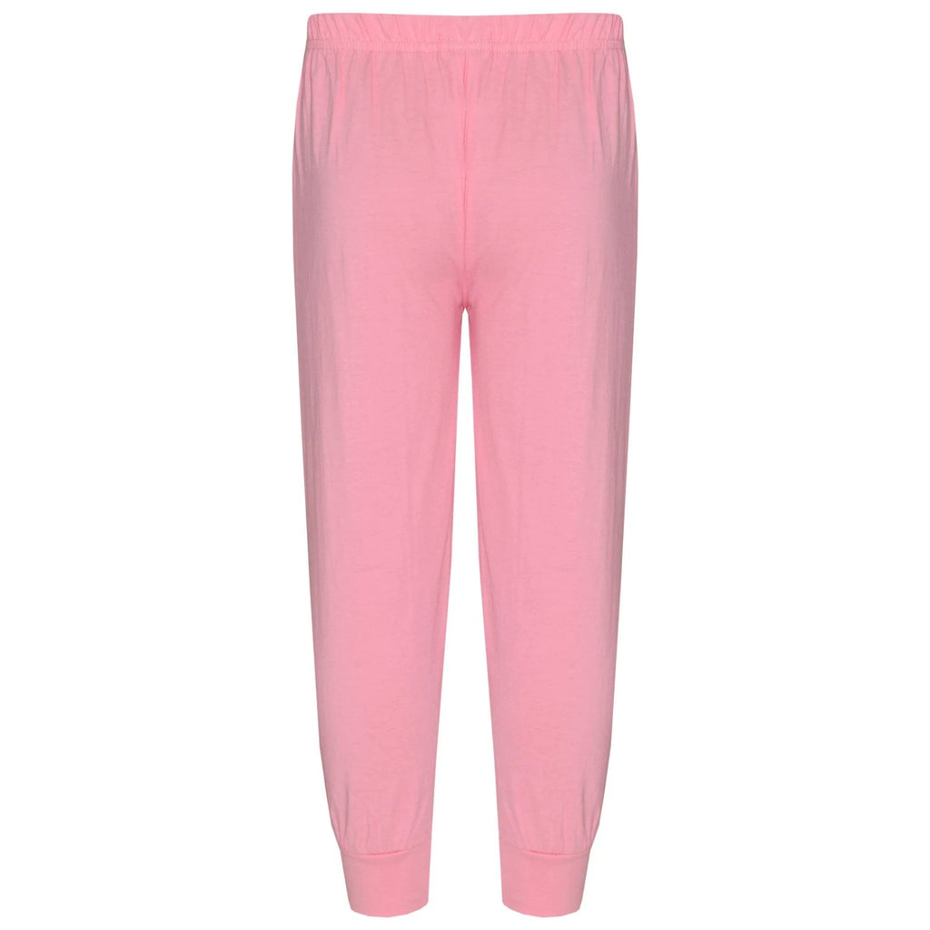 Kids Girls Baby Pink Pyjamas Eat Sleep Selfie Repeat Lounge Wear PJS 2-13 Years