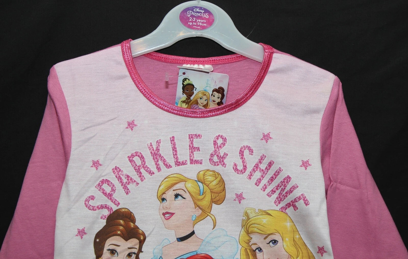 Girl's DISNEY PRINCESS Pyjamas / PJs in a Choice of 3 Styles - 18 months-5 years