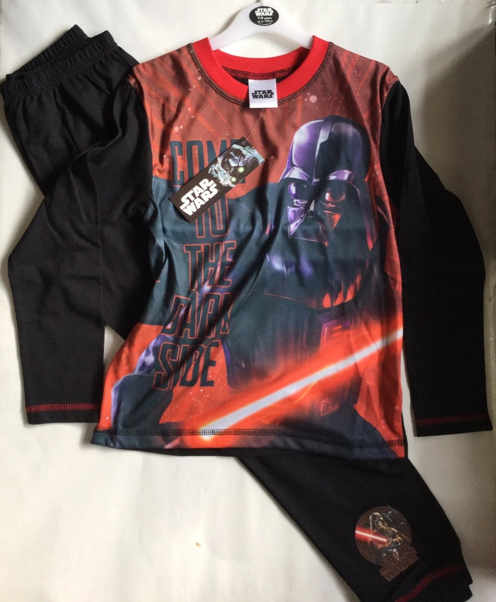 Boys Long Sleeved / Long Legged Pyjamas with Darth Vader, BB8 or Storm Trooper