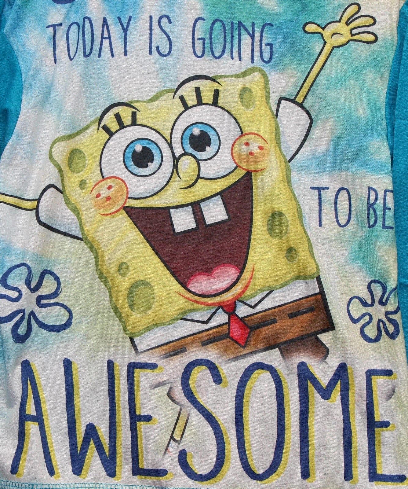 Boy's SPONGEBOB SQUAREPANTS Pyjamas / Long-Sleeved PJs - Sizes 4-10 Years