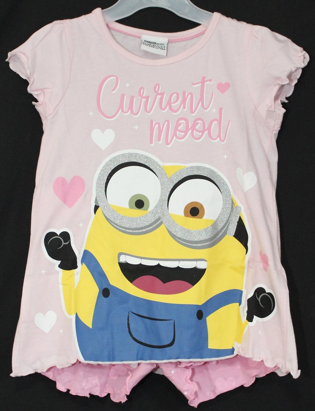 MINIONS Girl's Short Pyjamas/ DESPICABLE ME Shorty PJs in Sizes 2-10 years