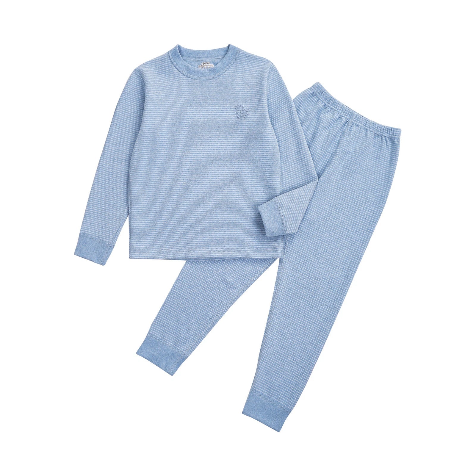 Kids Boys Girls Underwear T-shirt Pajama Set With Pants Nightwear Winter Tops