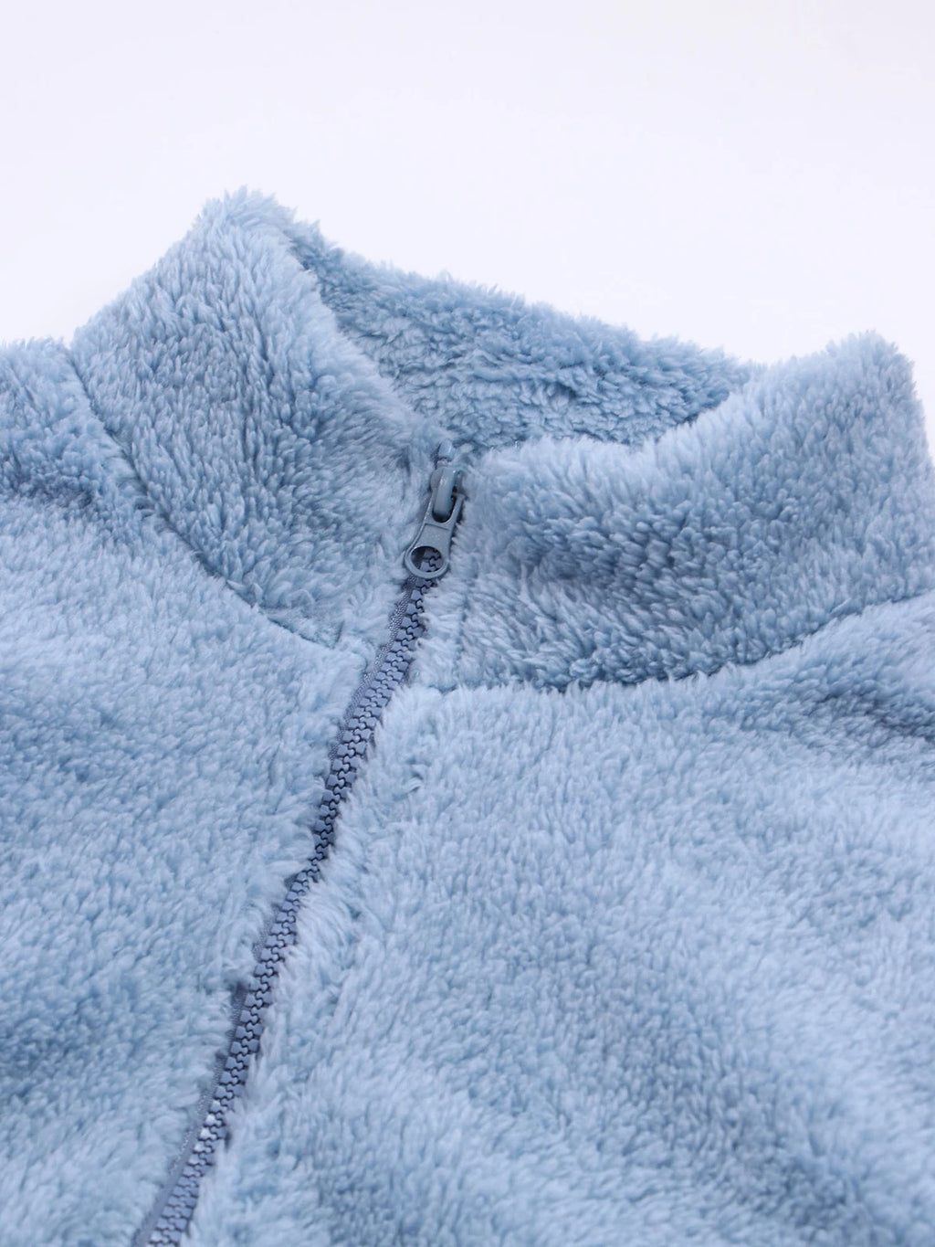 Unisex Kids Outfit Warm Pajama Zipper Set Soft Nightwear Stand Collar Casuai