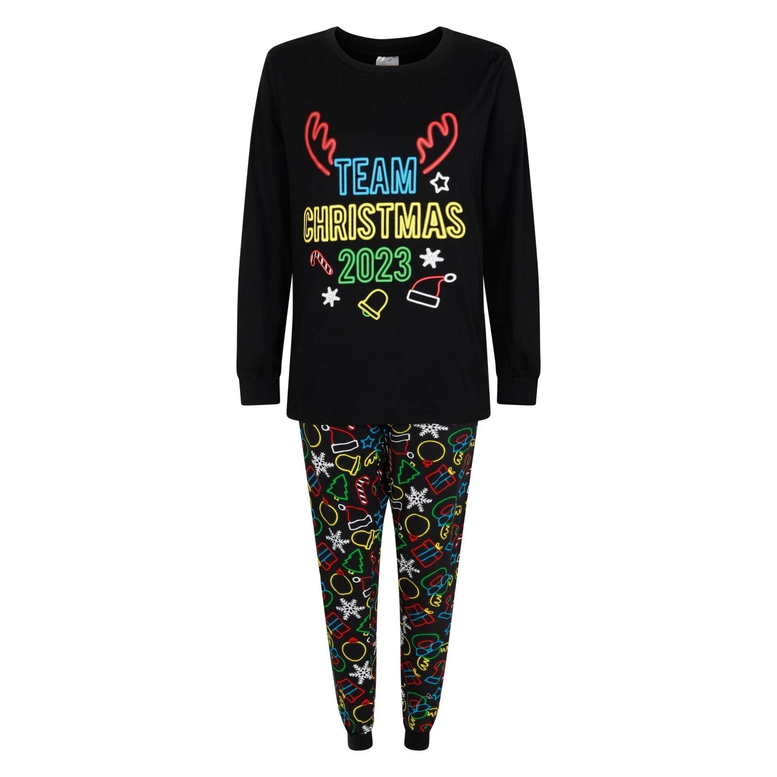 Family Christmas Pyjamas Matching XMAS Festive PJ Sets Kids Ladies Mens New