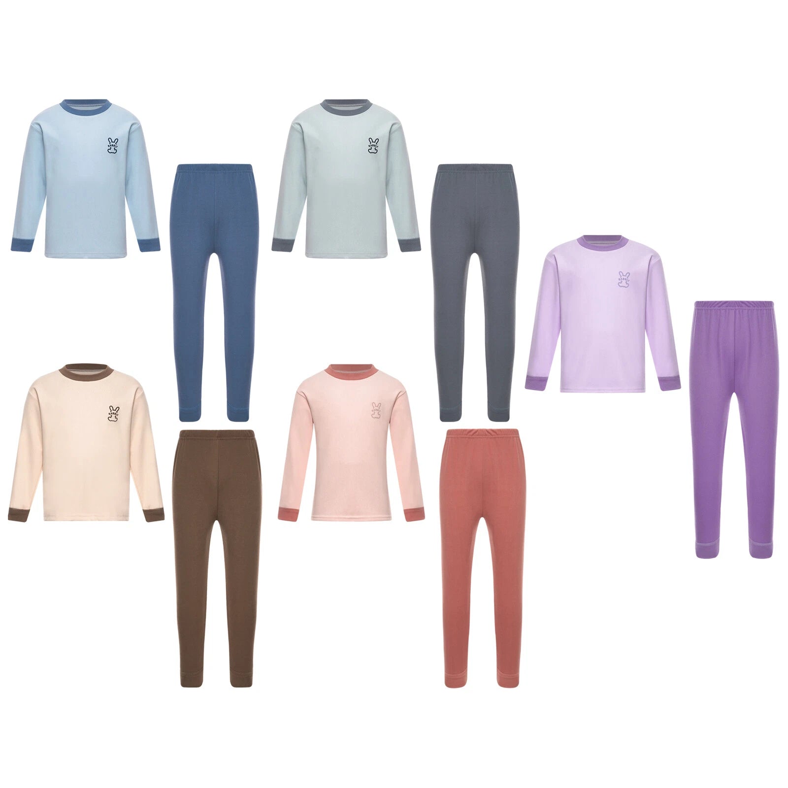 Kids Sleepwear Trousers Pajama Set Tops Loungewear Clothes Underwear Casua