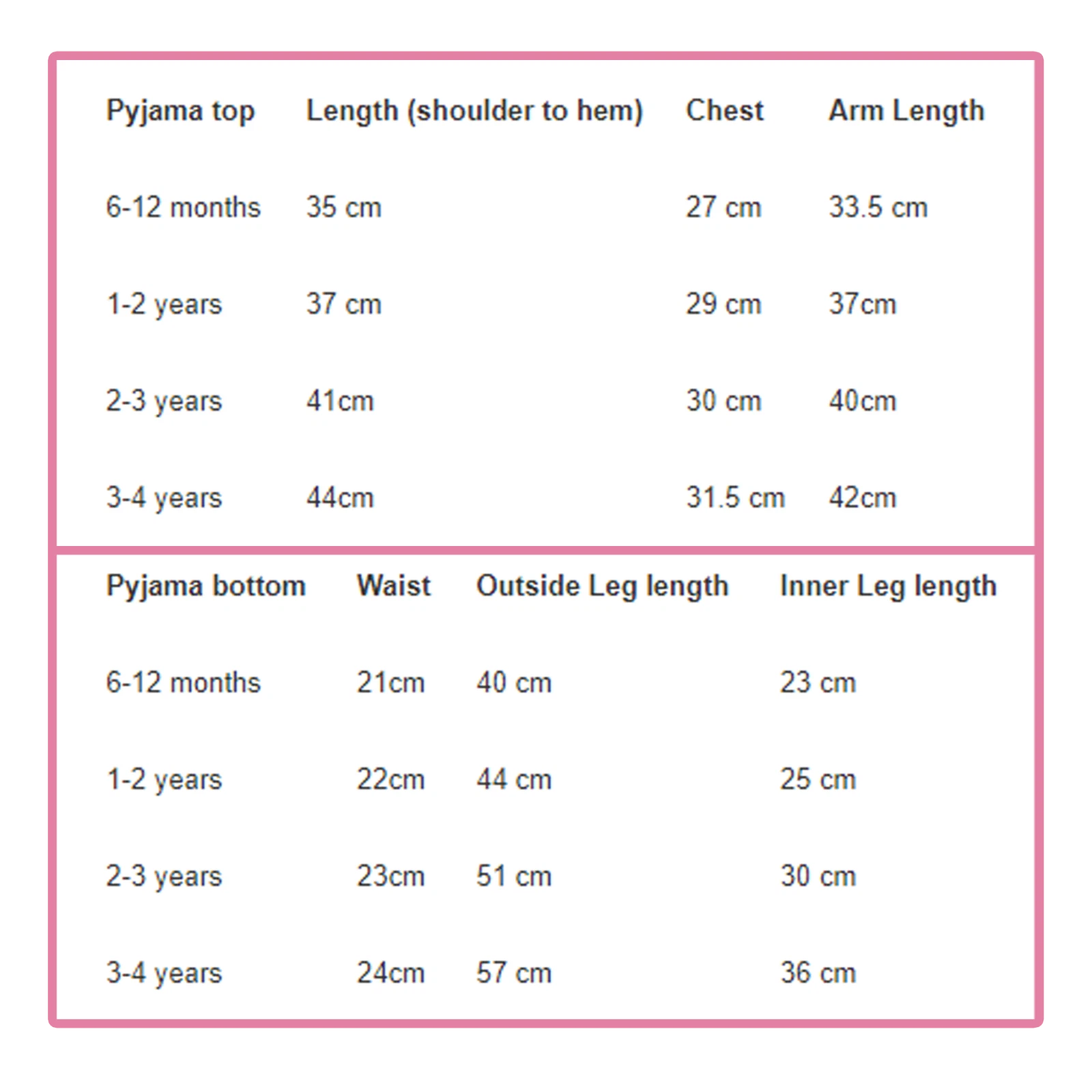 Personalised Girls when i wake up i will be 1...2...3.... Pyjamas Very Cute