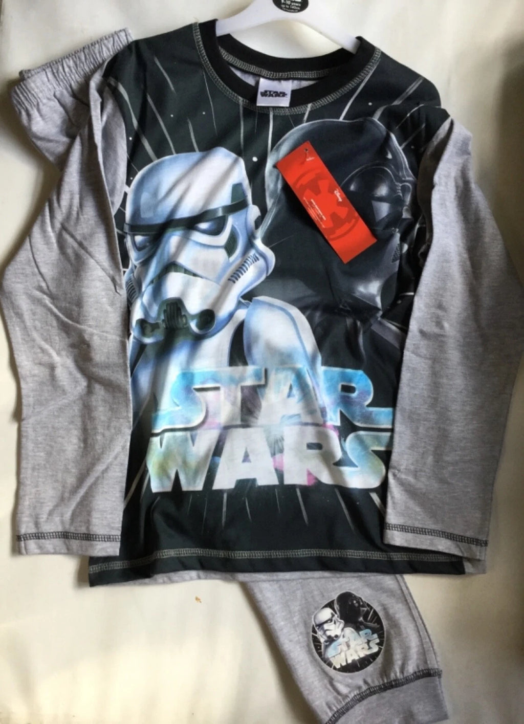 Boys Long Sleeved / Long Legged Pyjamas with Darth Vader, BB8 or Storm Trooper