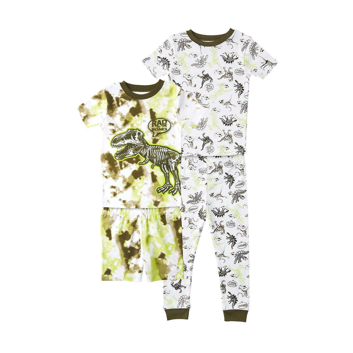 Member's Mark Boy's 4-Piece Mix-N-Match Favorite Pajama Sets