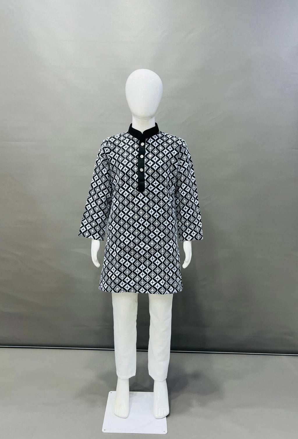 Kids Kurta Pajama Set Wedding Party Sequins Kurta Pyjama Traditional Silk Kurtas